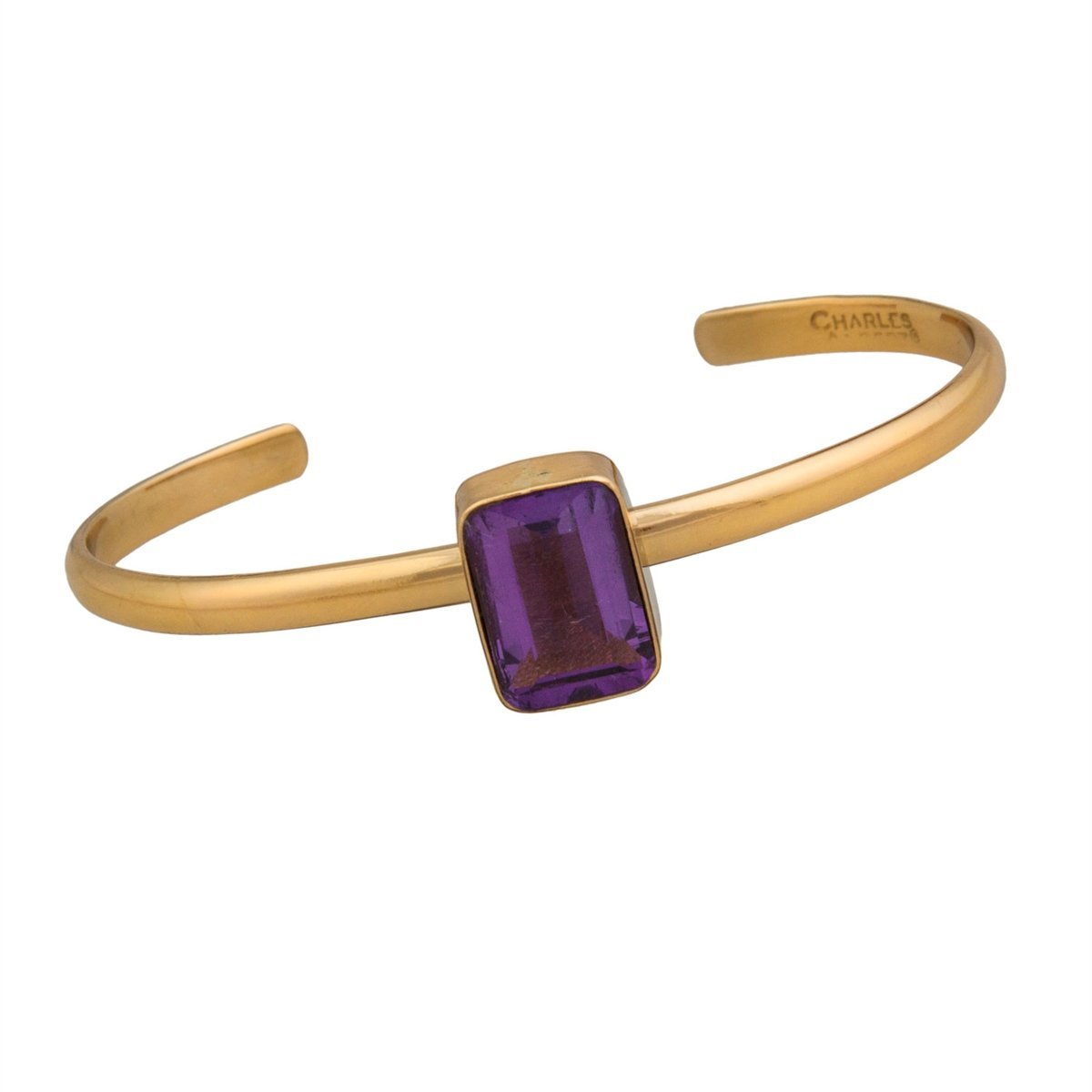Alchemia Amethyst Mini Cuff | Charles Albert Jewelry