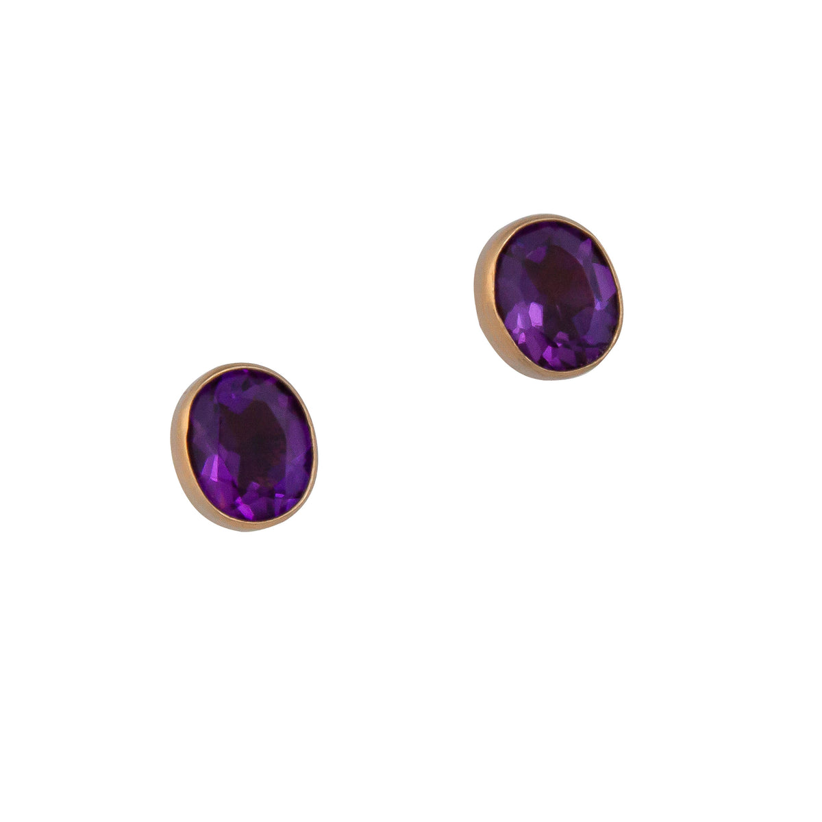 Alchemia Amethyst Post Earrings | Charles Albert Jewelry