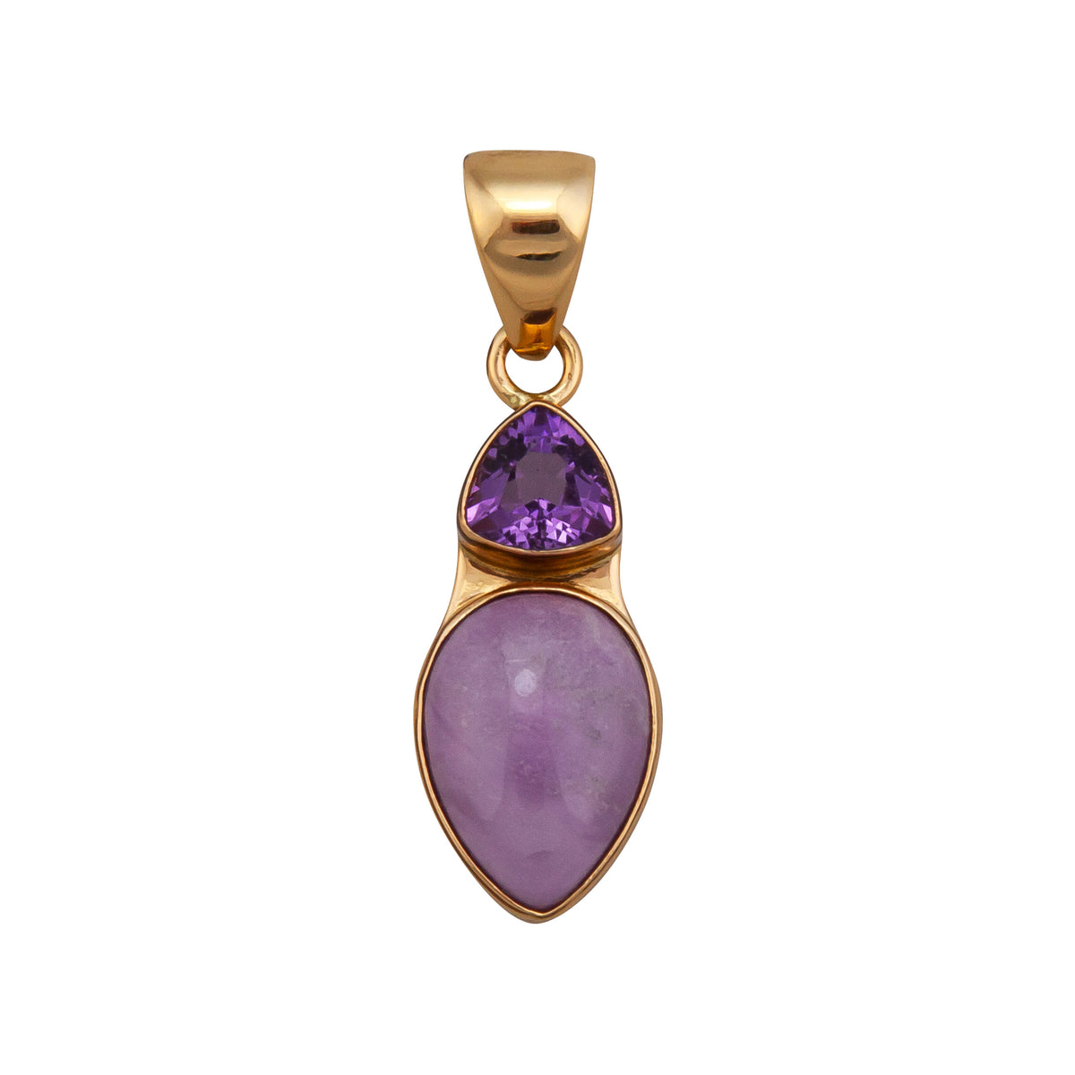 Alchemia Amethyst and Phosphosiderite Pendant | Charles Albert Jewelry