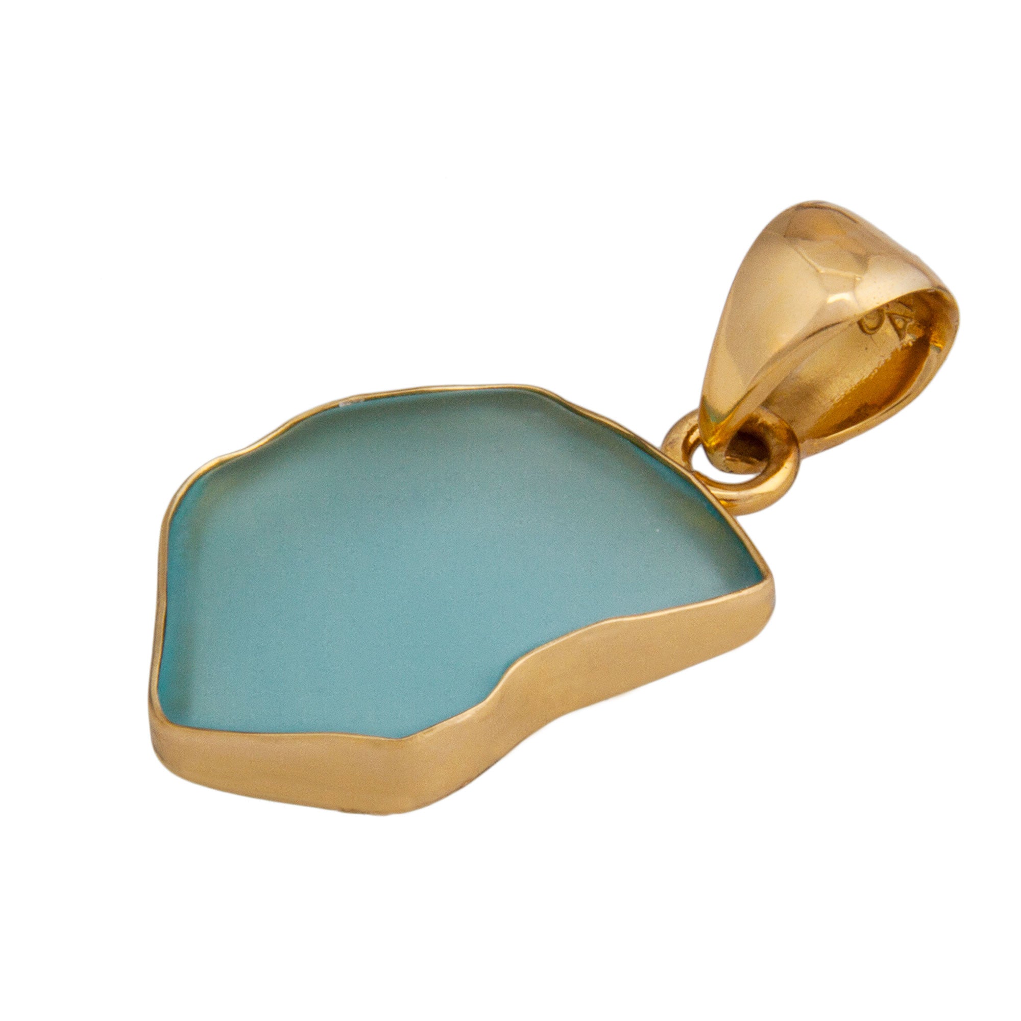 Alchemia Aqua Recycled Glass Pendant | Charles Albert Jewelry