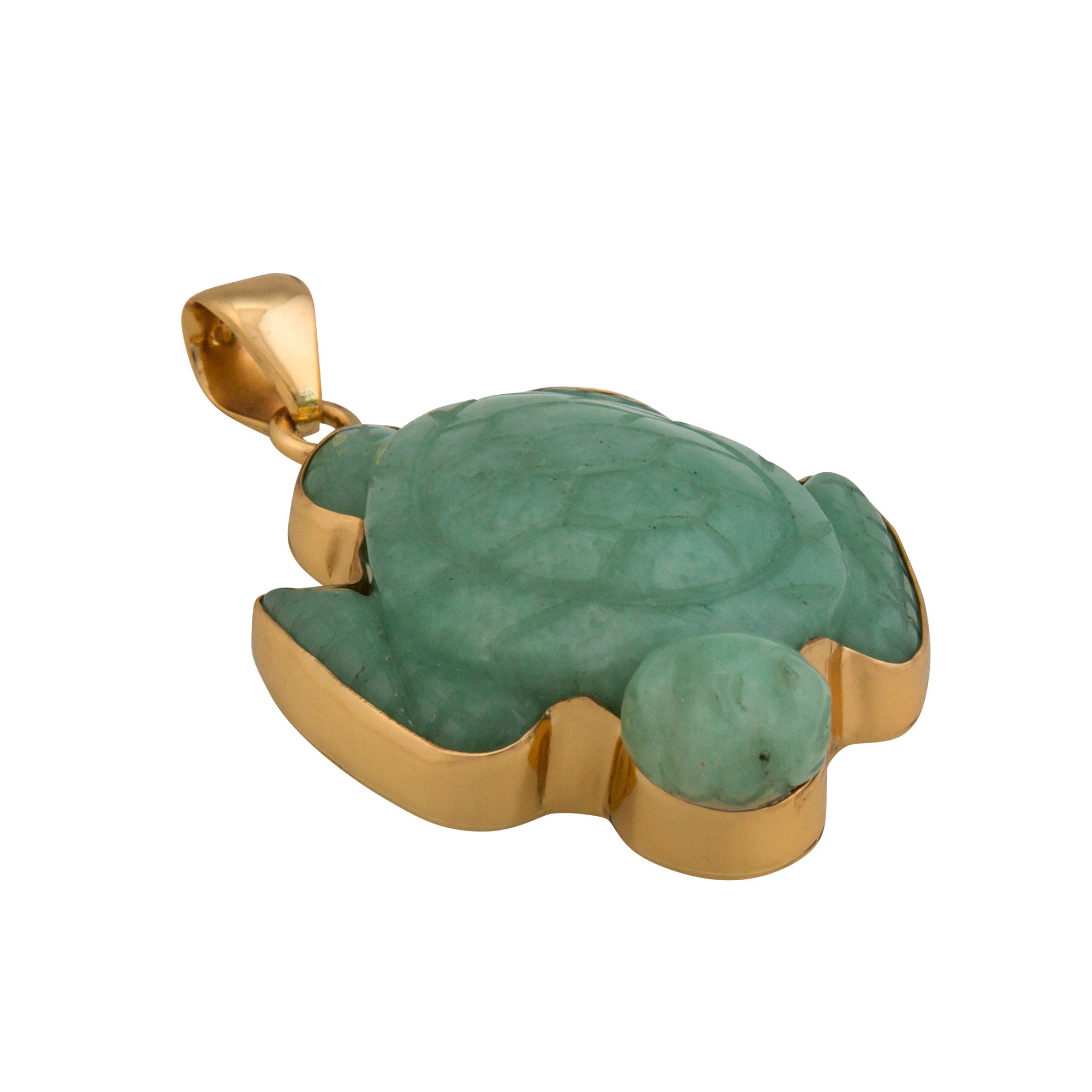 Alchemia Aventurine Sea Turtle Pendant | Charles Albert Jewelry