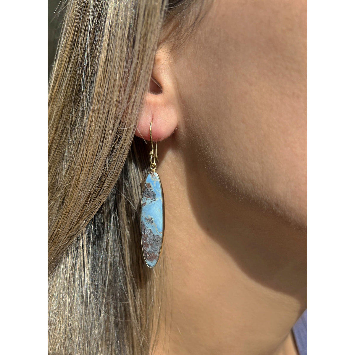 Alchemia Aztec Lapis Earrings | Charles Albert Jewelry