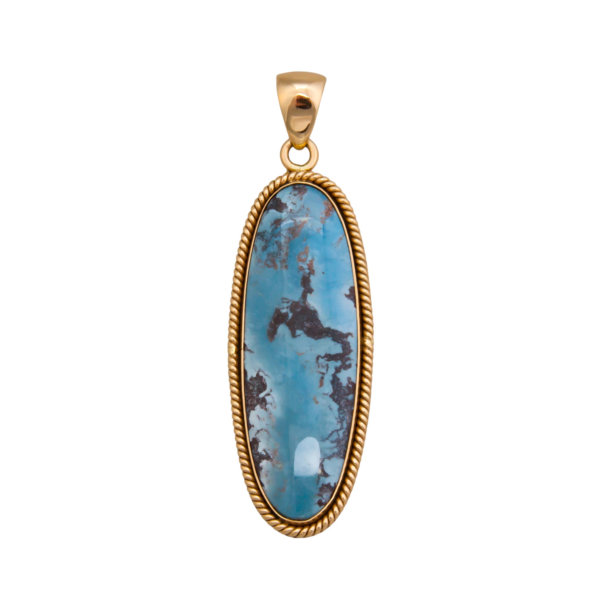 Alchemia Aztec Lapis Pendant with Rope Detail | Charles Albert Jewelry