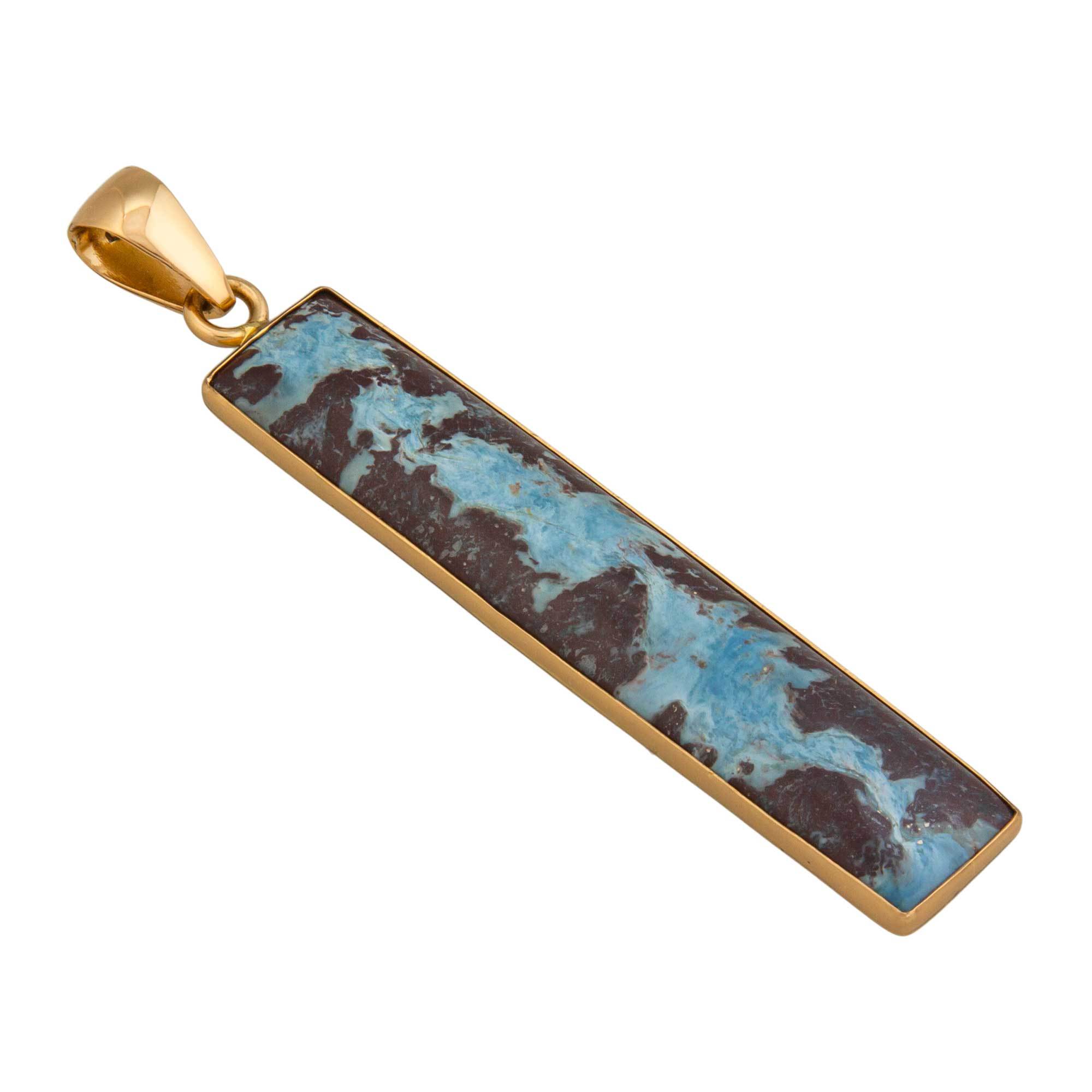 Alchemia Aztec Lapis Rectangle Pendant | Charles Albert Jewelry