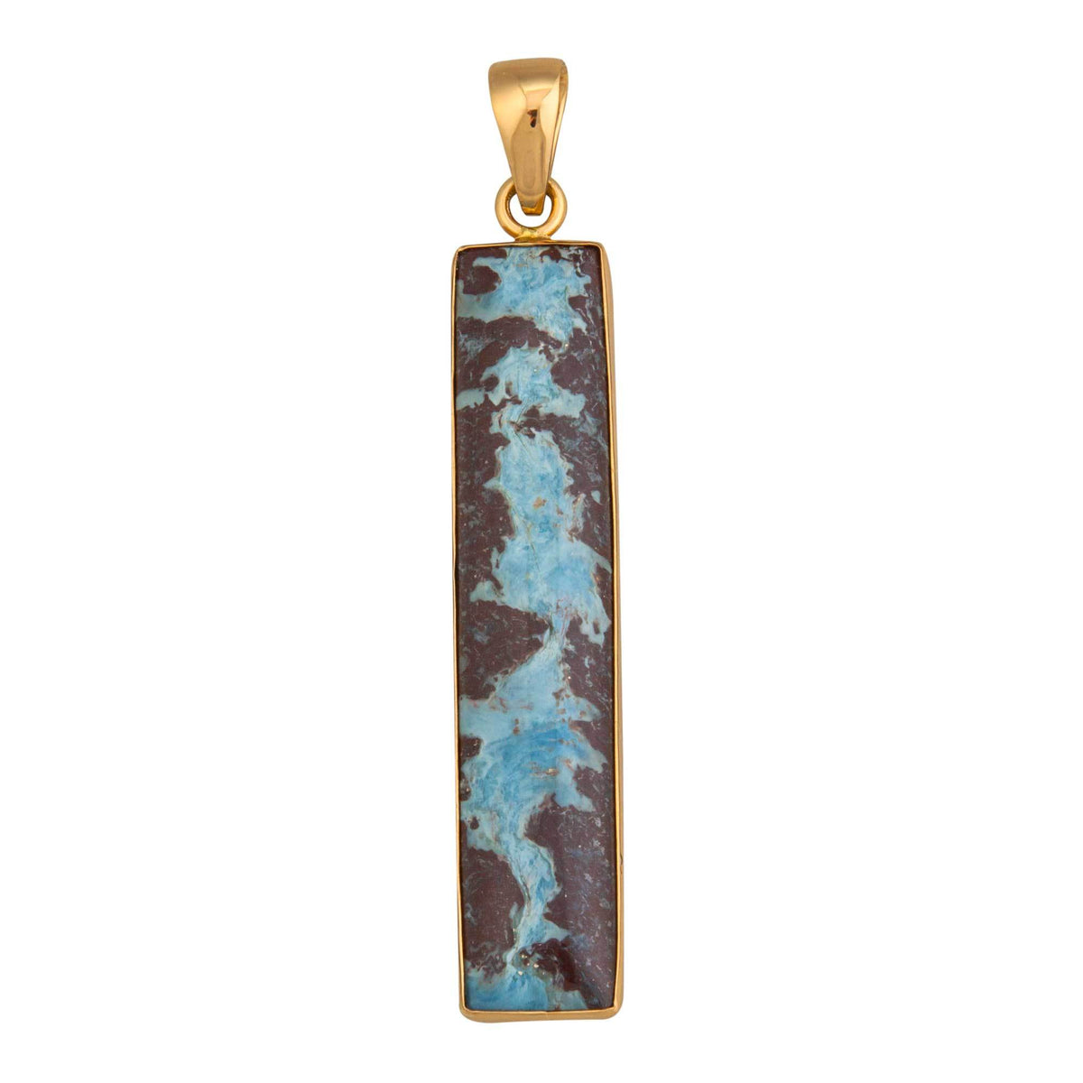 Alchemia Aztec Lapis Rectangle Pendant | Charles Albert Jewelry