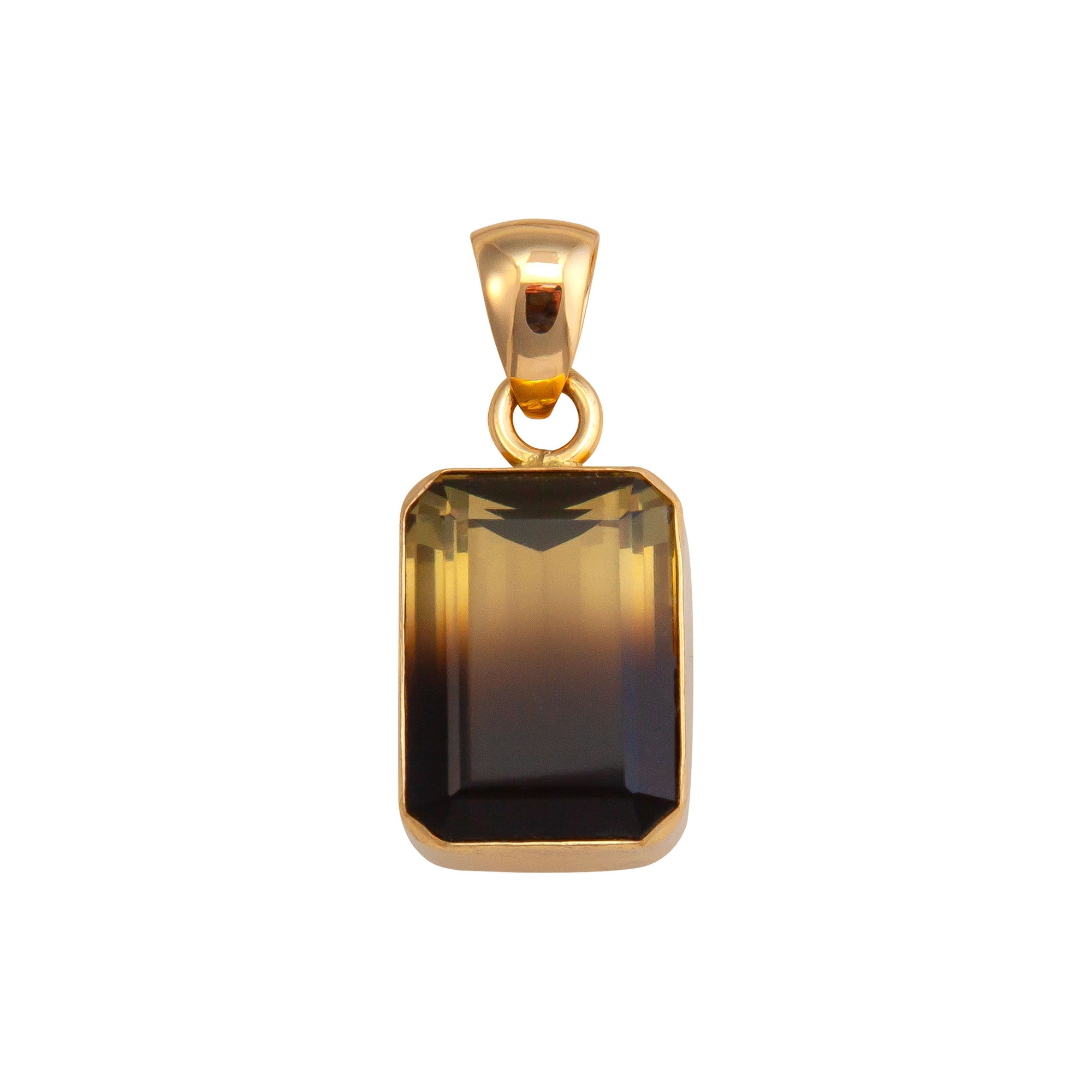 Alchemia Bi-Color Quartz Citrine Pendant | Charles Albert Jewelry