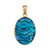 Alchemia Blue Abalone Pendant - Front View | Charles Albert Jewelry