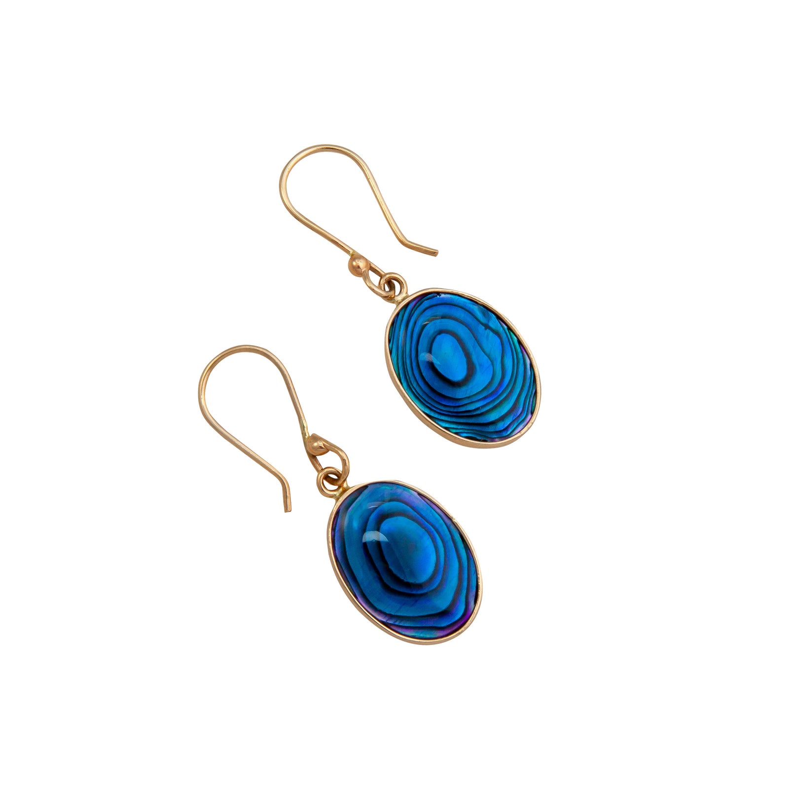 Alchemia Blue Abalone Petite Drop Earrings | Charles Albert Jewelry