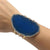 Alchemia Blue Agate Slice Multi-Band Cuff - Style #20 | Charles Albert Jewelry