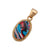 Alchemia Blue Fordite Oval Rope Pendant | Charles Albert Jewelry