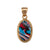 Alchemia Blue Fordite Oval Rope Pendant | Charles Albert Jewelry