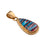 Alchemia Blue Fordite Teardrop Rope Pendant | Charles Albert Jewelry