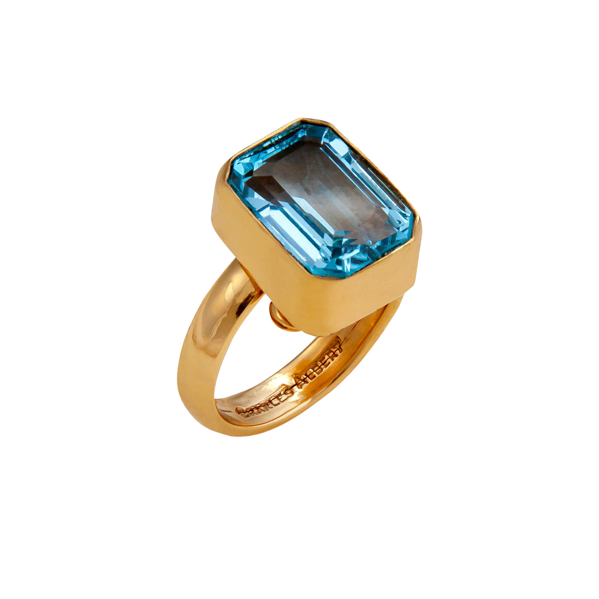 Alchemia Blue Topaz Adjustable Ring | Charles Albert Jewelry