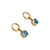 Alchemia Blue Topaz Square Round Post Earrings | Charles Albert Jewelry