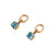 Alchemia Blue Topaz Square Round Post Earrings | Charles Albert Jewelry