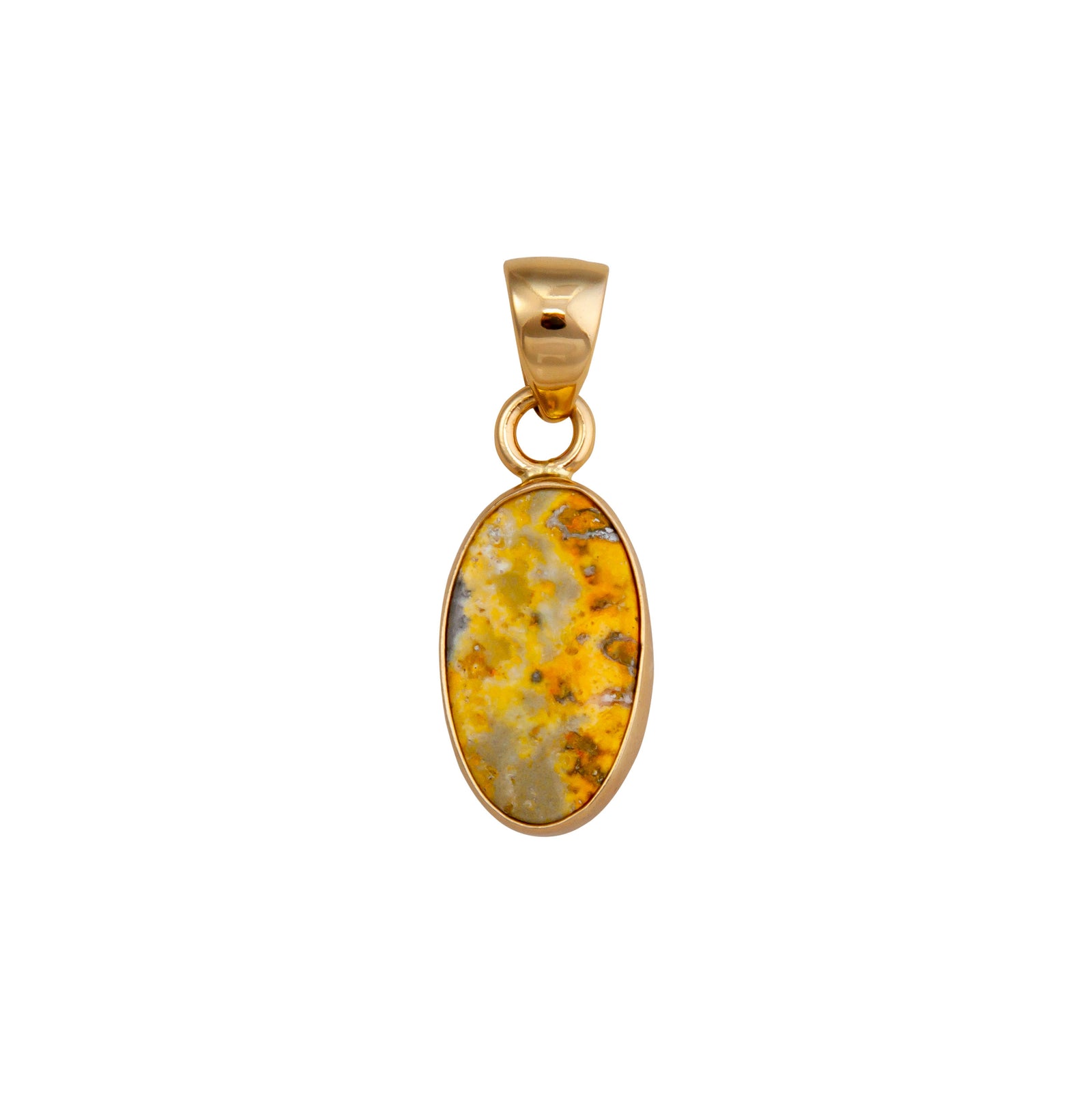 Alchemia Bumblebee Jasper Petite Pendant | Charles Albert Jewelry