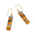 Alchemia Bumblebee Jasper Rectangle Drop Earrings | Charles Albert Jewelry