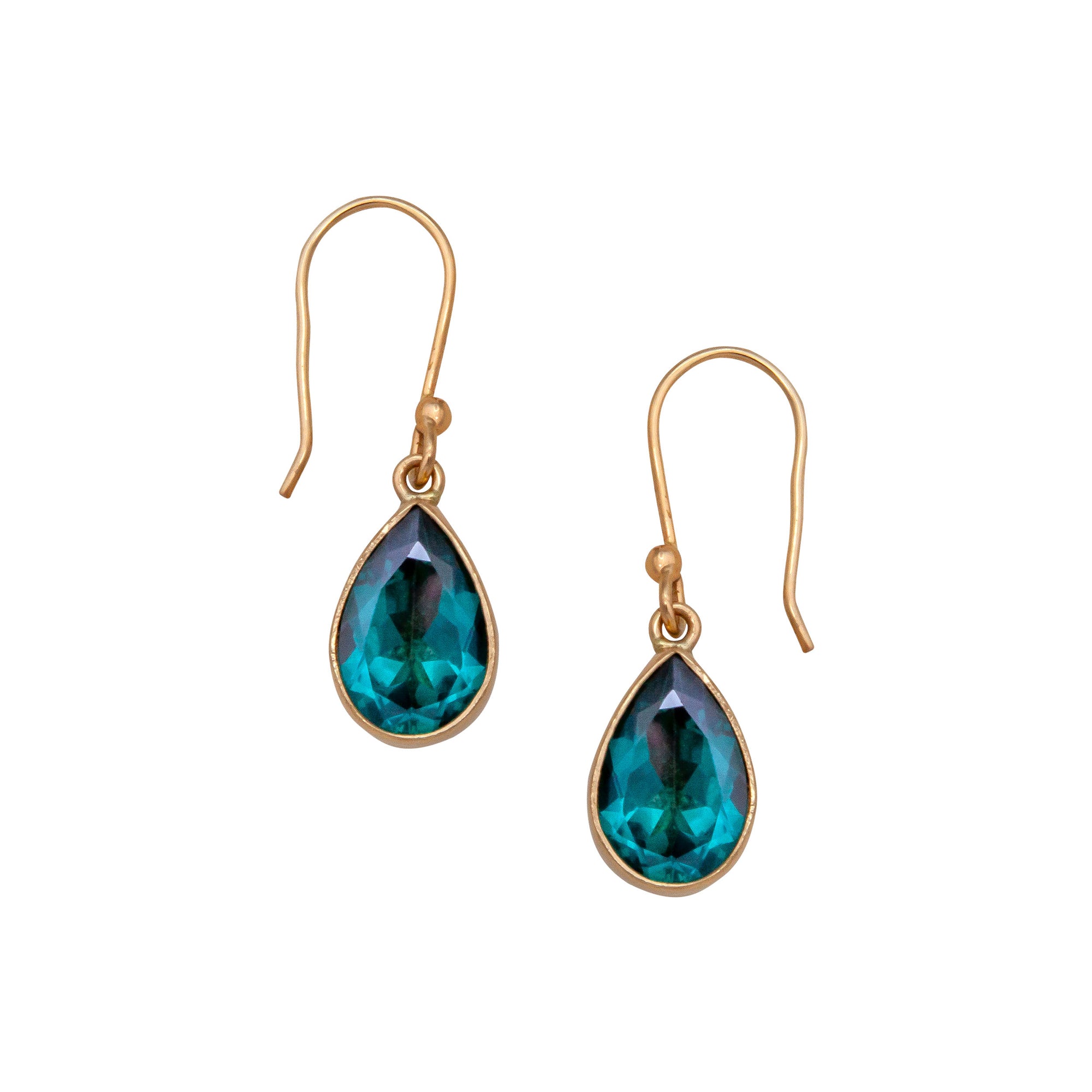 Alchemia Chrome Dioptase Drop Earrings | Charles Albert Jewelry