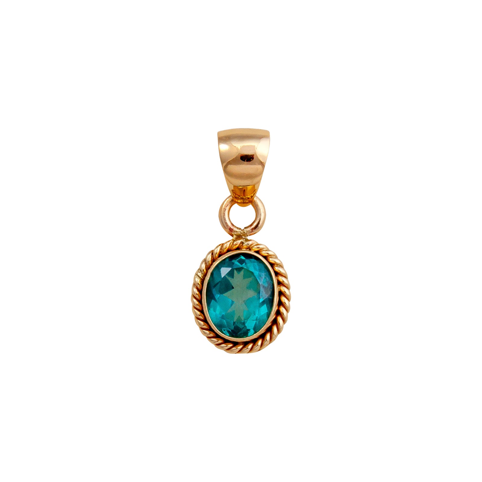 Alchemia Chrome Dioptase Rope Pendant | Charles Albert Jewelry