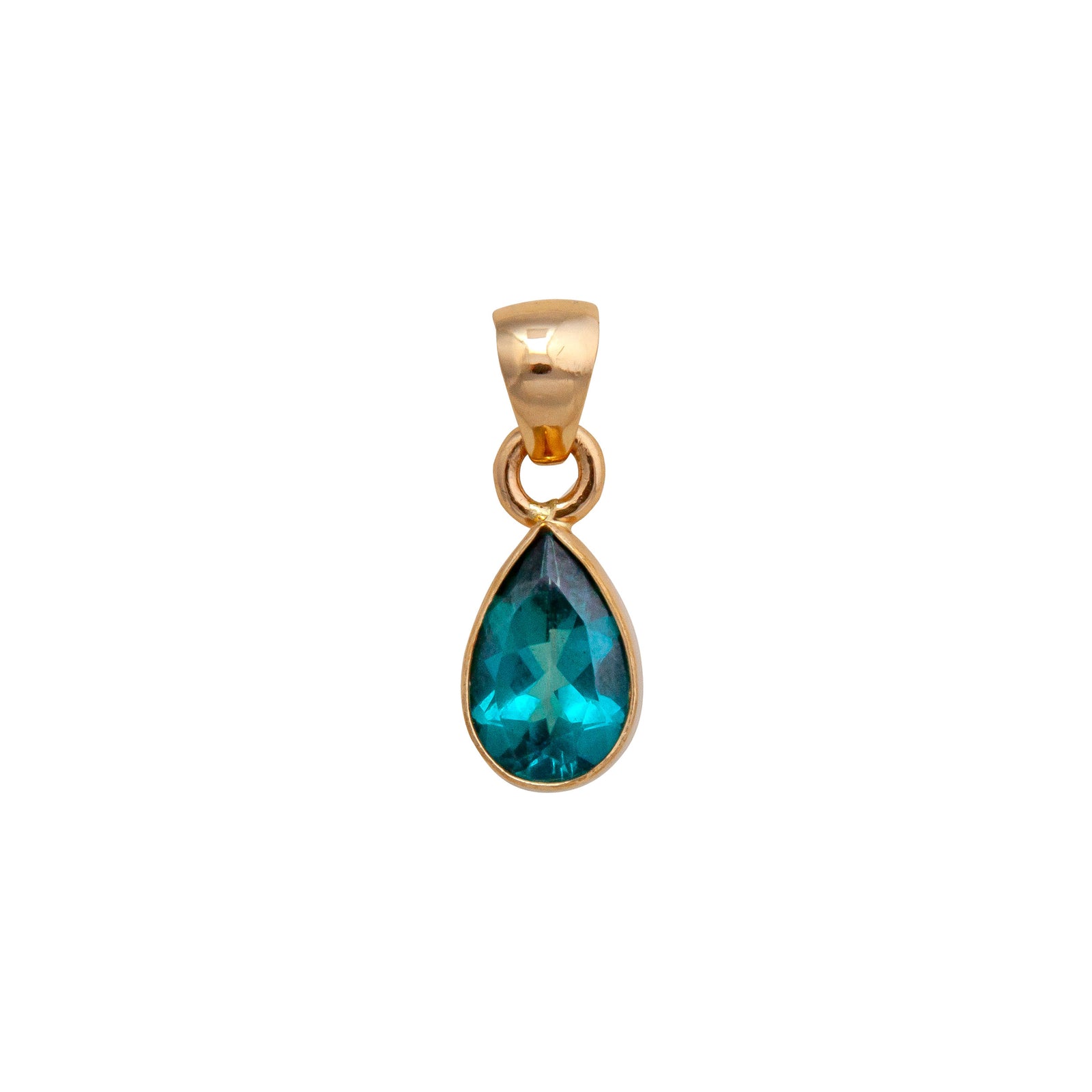 Alchemia Chrome Dioptase Teardrop Pendant | Charles Albert Jewelry