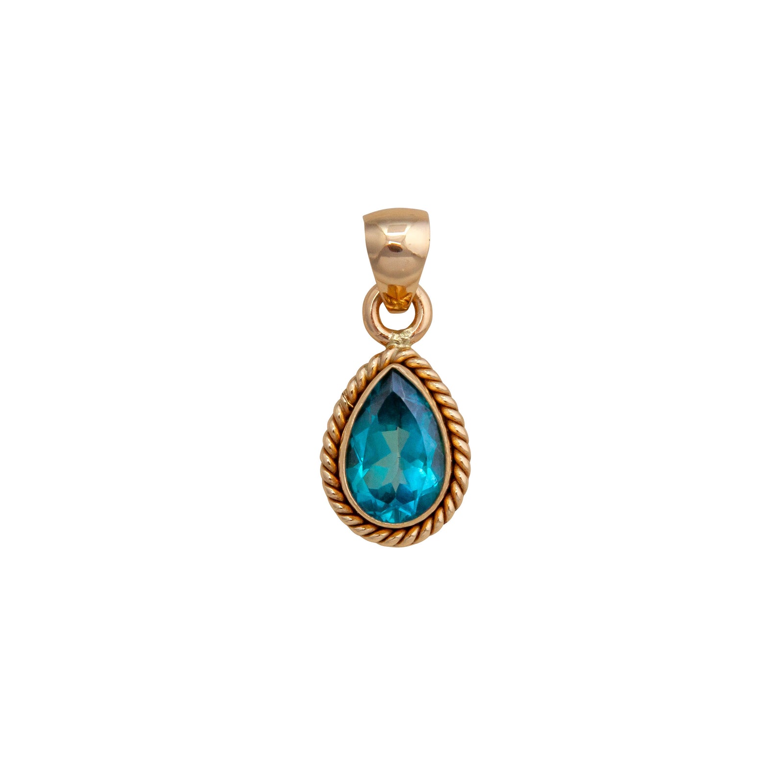 Alchemia Chrome Dioptase Teardrop Rope Pendant | Charles Albert Jewelry