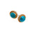 Alchemia Chrysocolla Post Earrings | Charles Albert Jewelry