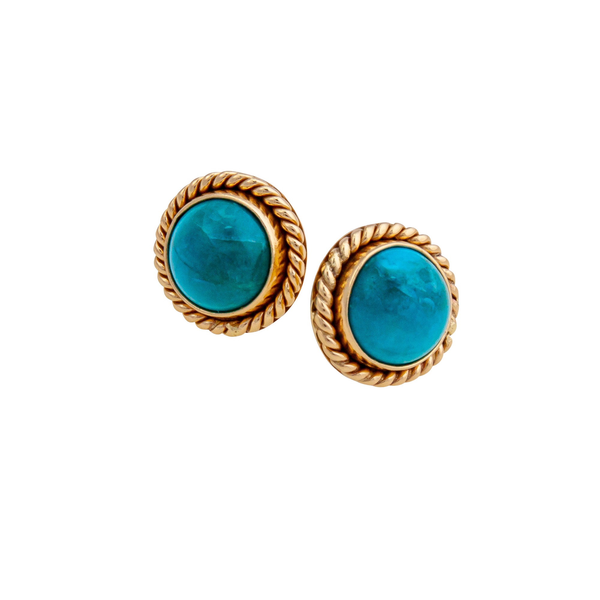 Alchemia Chrysocolla Post Earrings | Charles Albert Jewelry