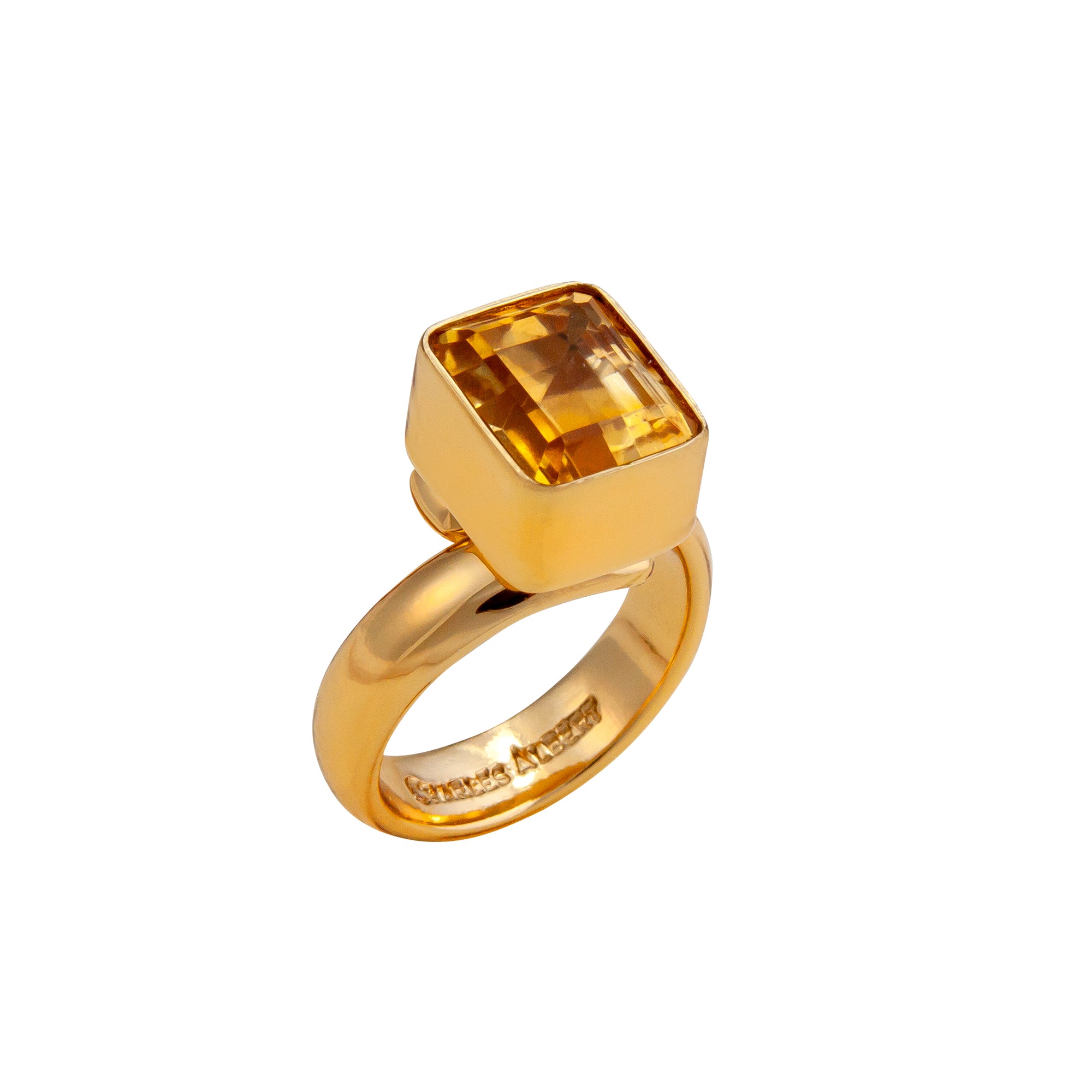 Alchemia Citrine Adjustable Ring | Charles Albert Jewelry