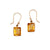 Alchemia Citrine Rectangle Drop Earrings | Charles Albert Jewelry