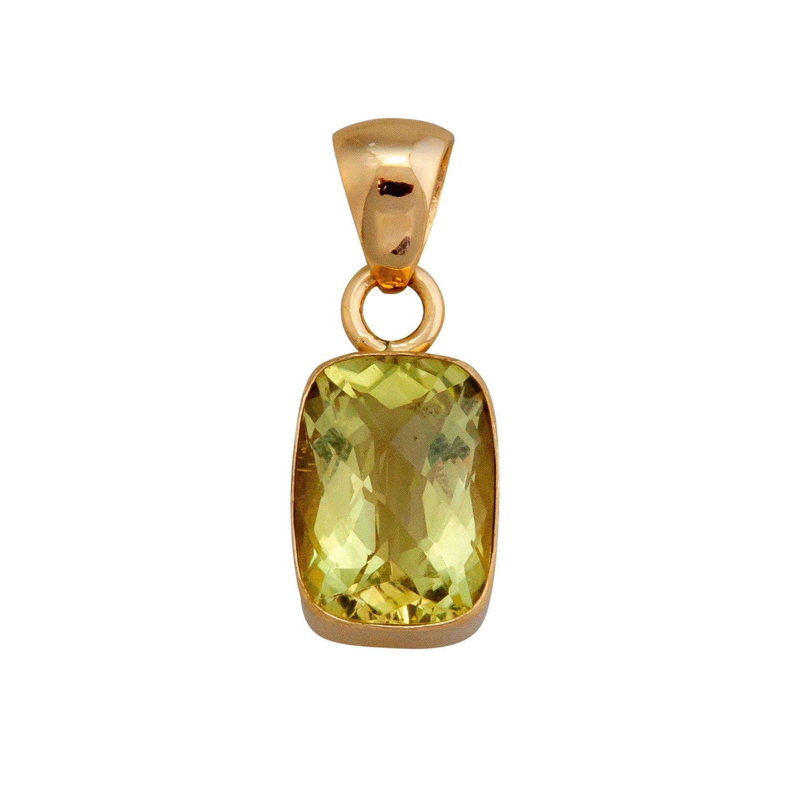 Alchemia Citrine Rectangle Pendant | Charles Albert Jewelry