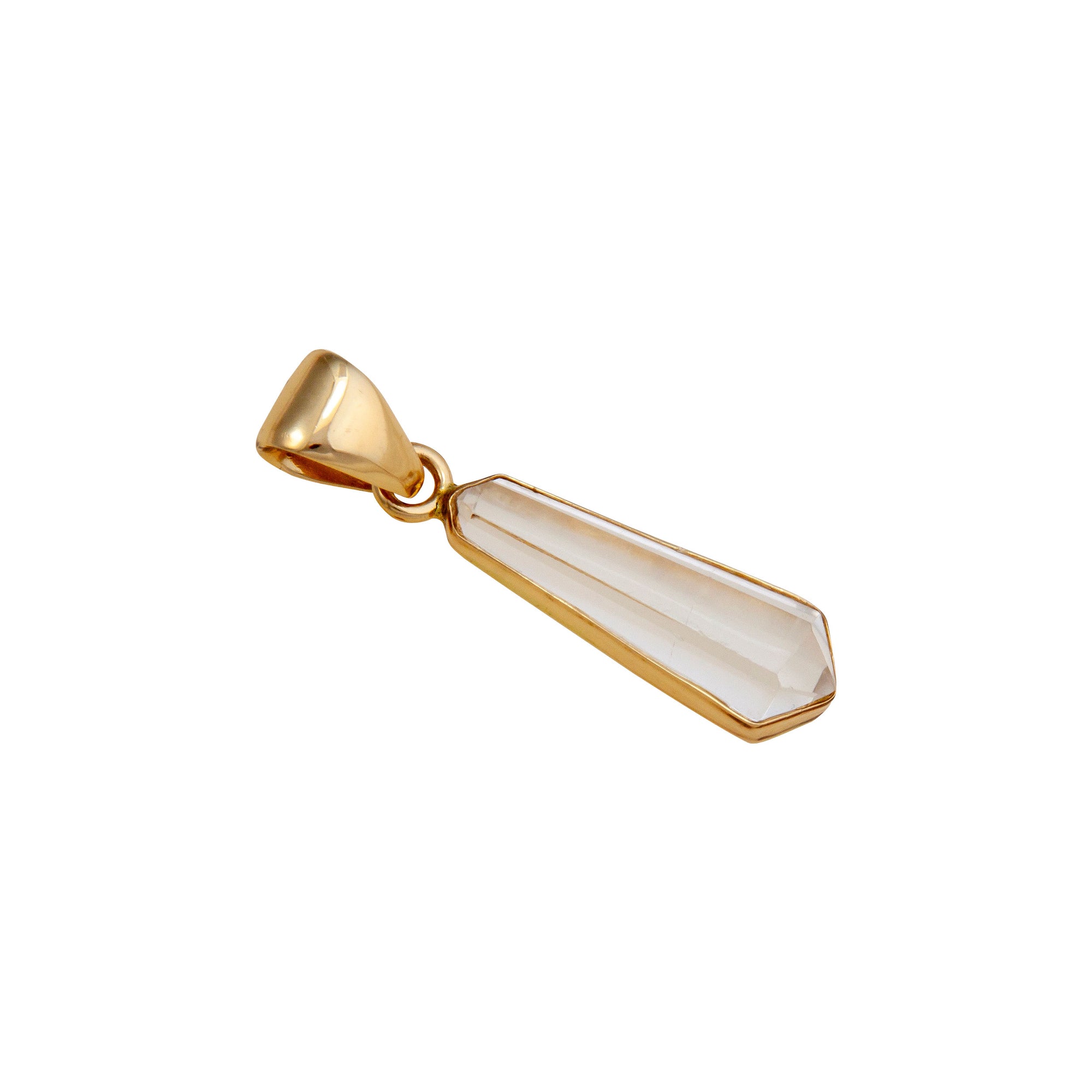 Alchemia Clear Quartz Point Pendant | Charles Albert Jewelry