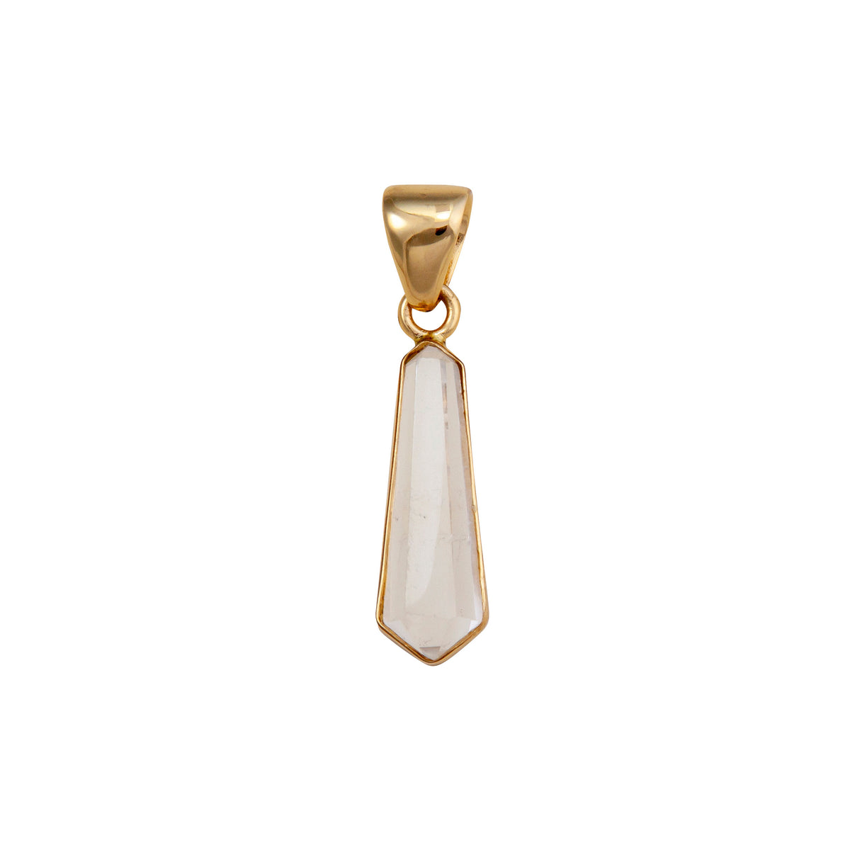 Alchemia Clear Quartz Point Pendant | Charles Albert Jewelry