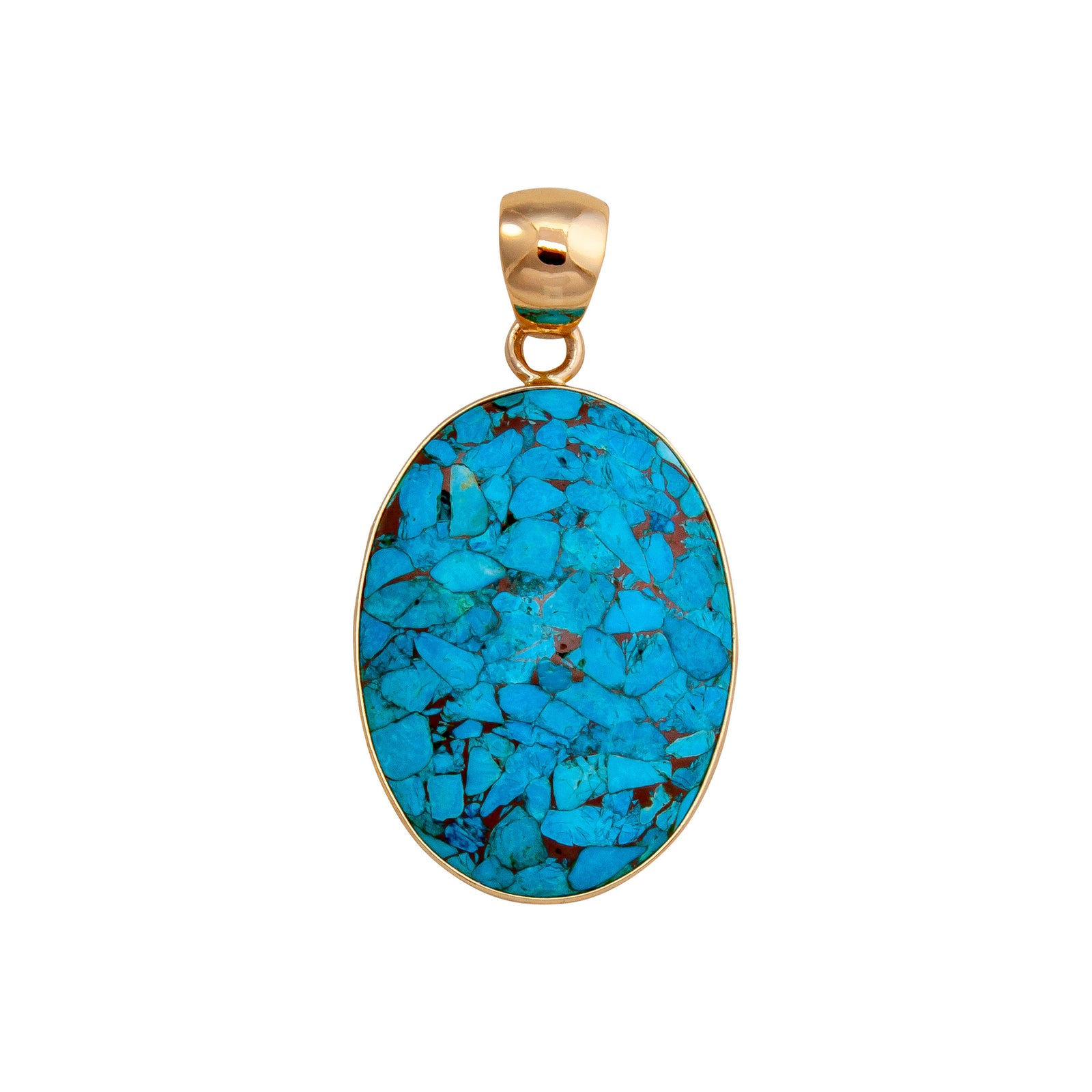 Alchemia Copper Infused Turquoise Pendant | Charles Albert Jewelry