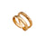 Alchemia Double Twist Band Cuff Ring | Charles Albert Jewelry