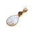 Alchemia Garnet and Mother of Pearl Teardrop Pendant | Charles Albert Jewelry