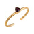 Alchemia Garnet Trillion Mini Cuff | Charles Albert Jewelry