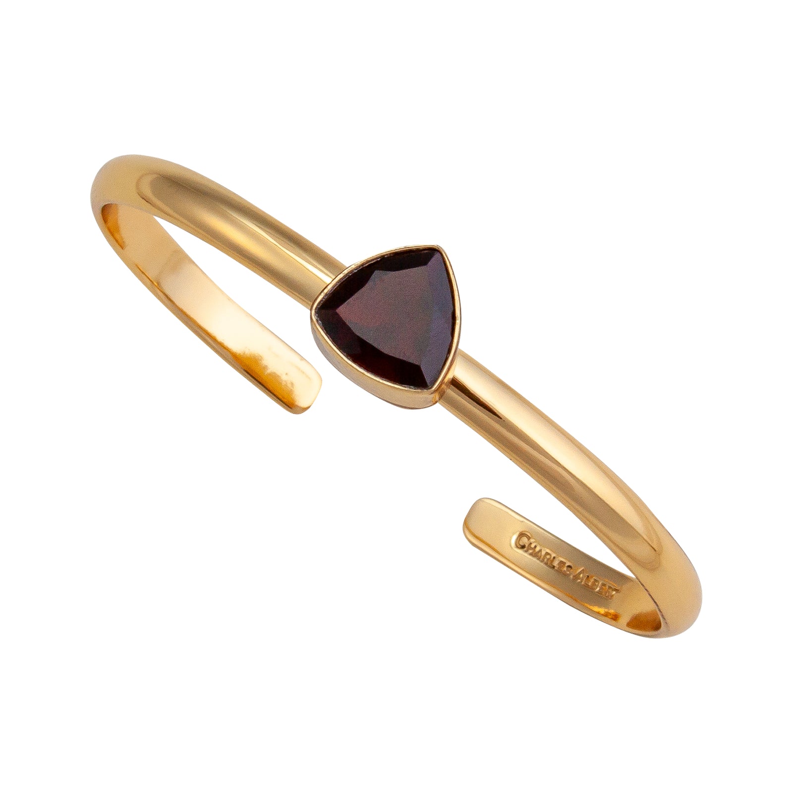 Alchemia Garnet Trillion Mini Cuff | Charles Albert Jewelry