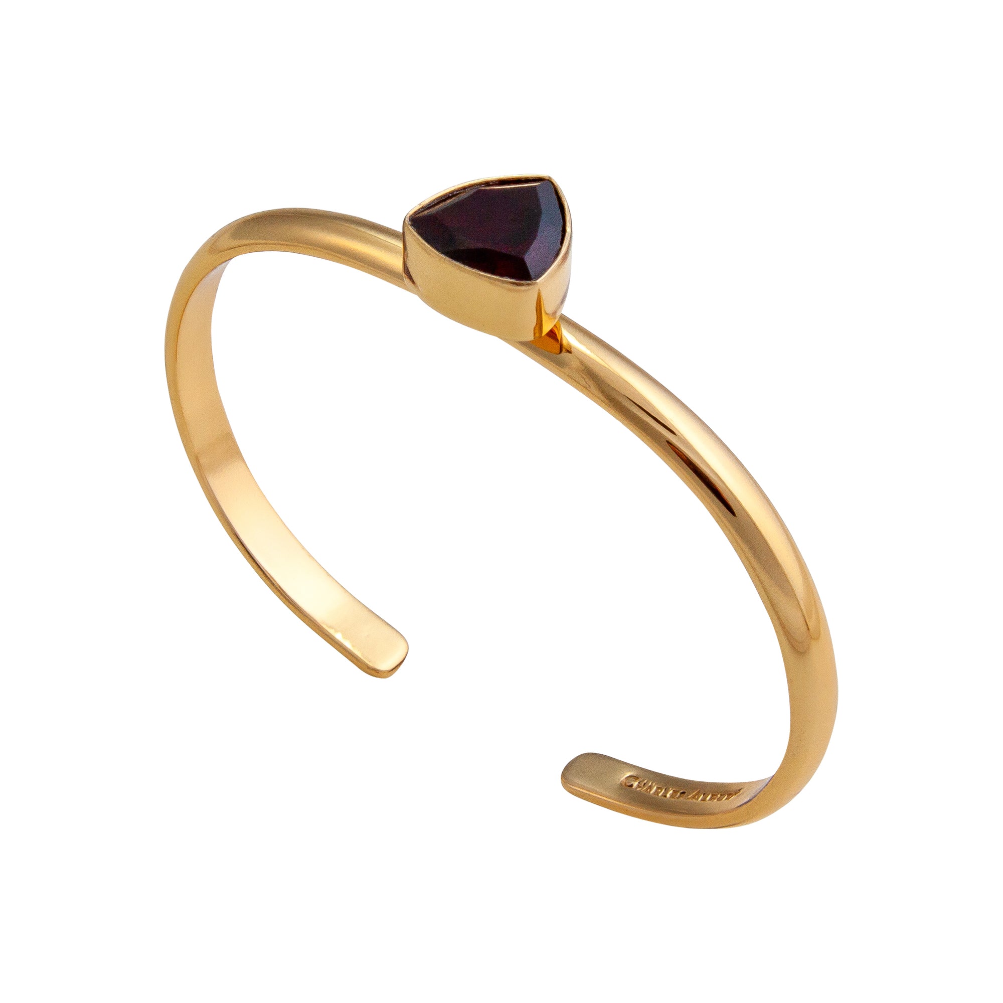 Alchemia Garnet Trillion Mini Cuff | Charles Albert Jewelry