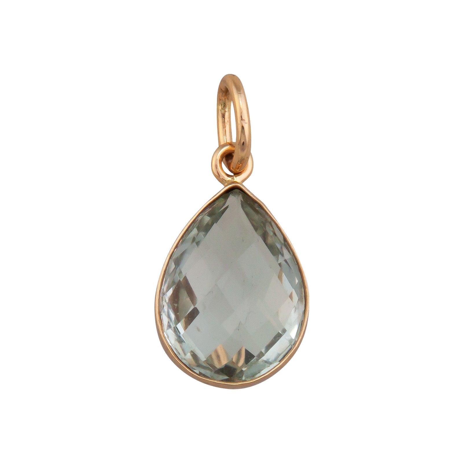 Alchemia Green Amethyst Teardrop Charm Pendant | Charles Albert Jewelry