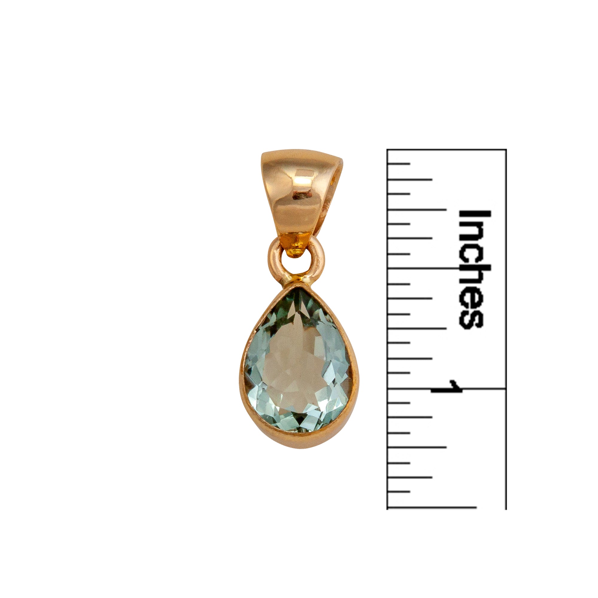 Alchemia Green Amethyst Teardrop Pendant | Charles Albert Jewelry