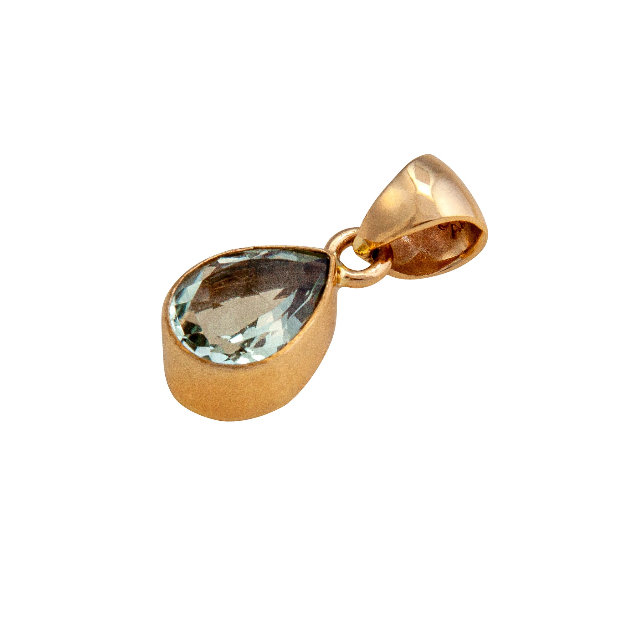 Alchemia Green Amethyst Teardrop Pendant | Charles Albert Jewelry