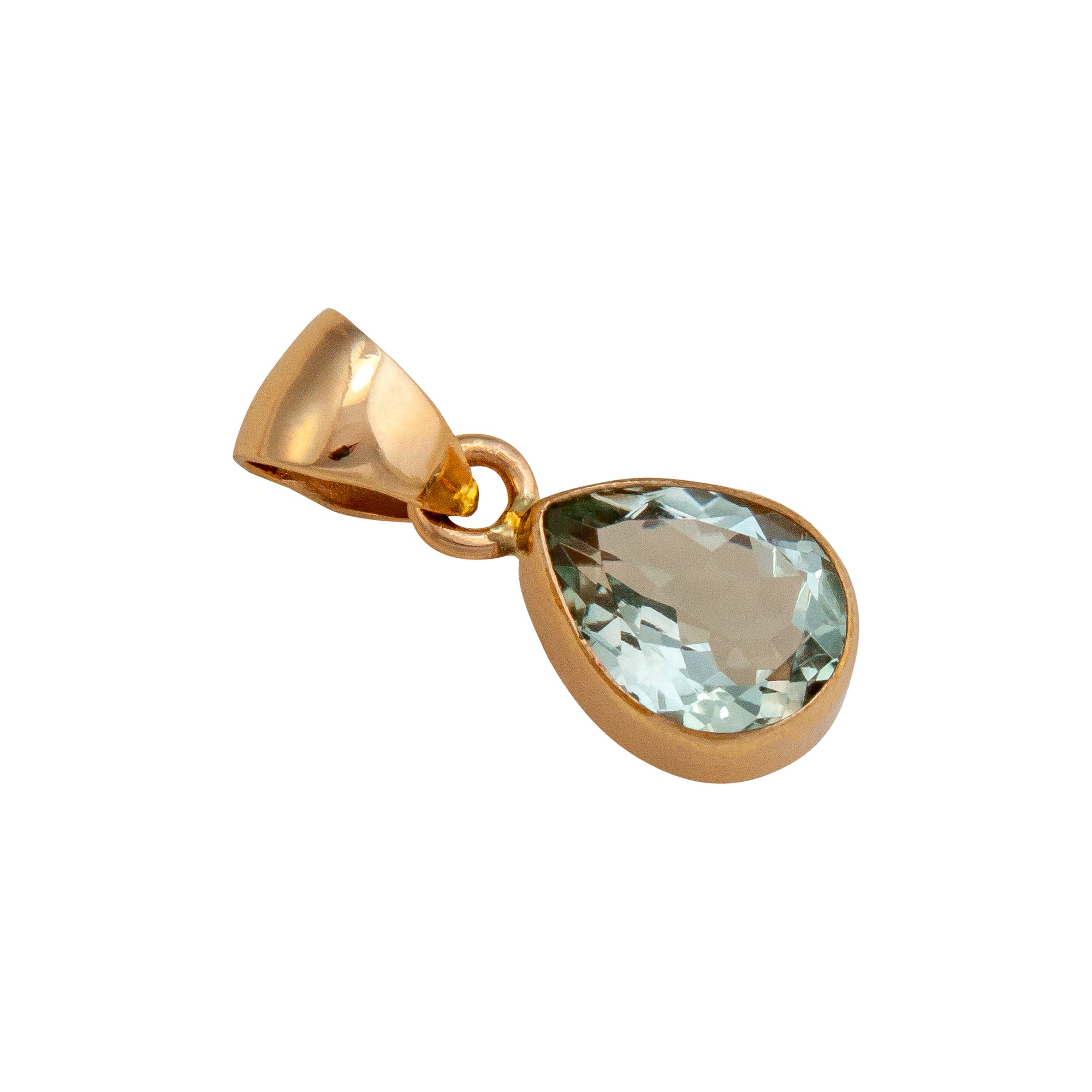 Alchemia Green Amethyst Teardrop Pendant | Charles Albert Jewelry