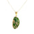 Alchemia Green Color-Enhanced Jasper Pendant - Style #8 | Charles Albert Jewelry
