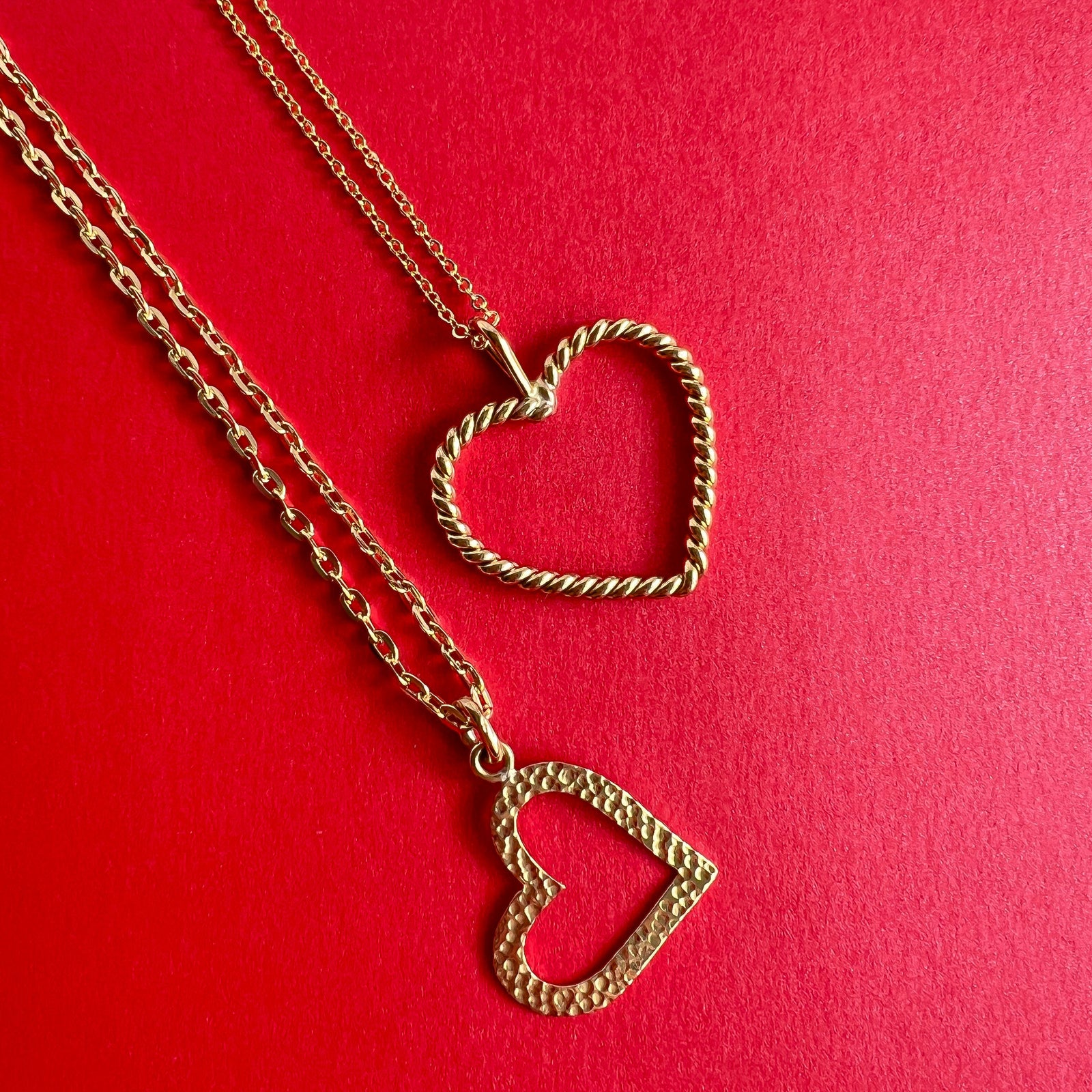 Alchemia Hammered Heart Pendant | Charles Albert Jewelry