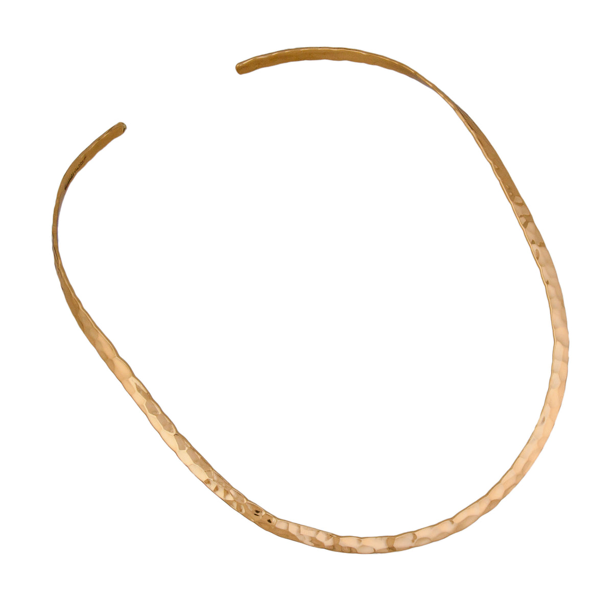 Alchemia Hammered Oval Neckwire | Charles Albert Jewelry