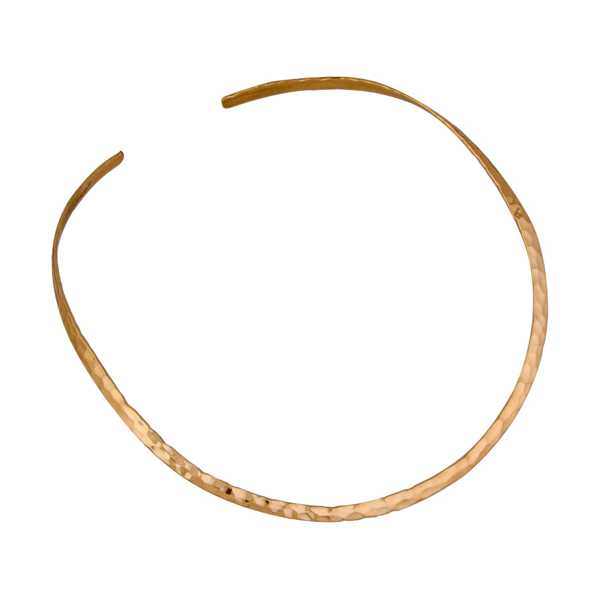 Alchemia Hammered Round Neckwire | Charles Albert Jewelry