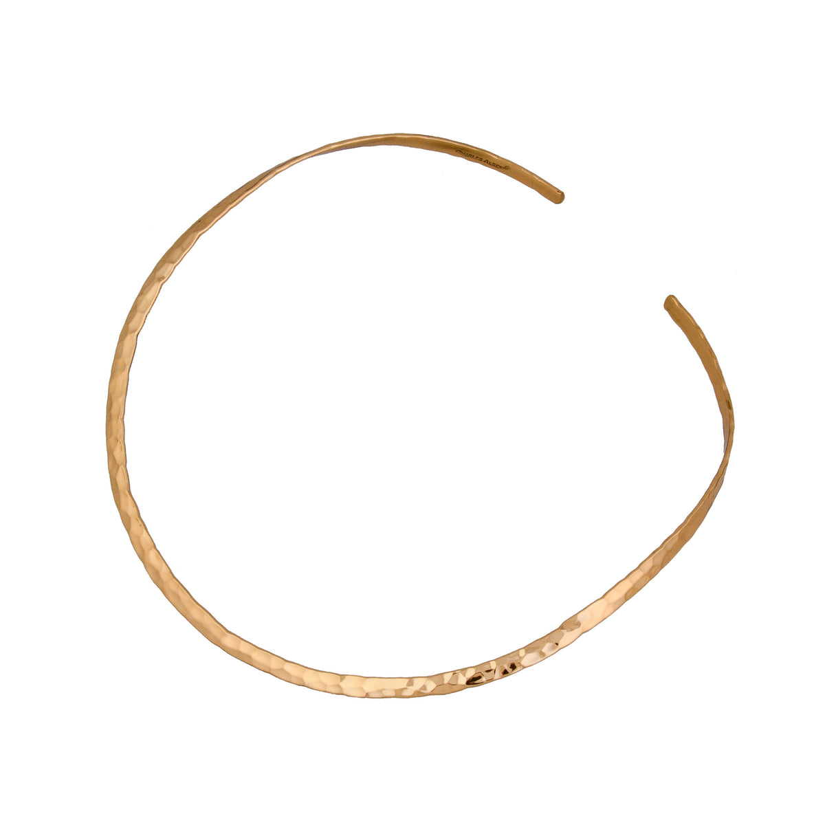 Alchemia Hammered Round Neckwire | Charles Albert Jewelry