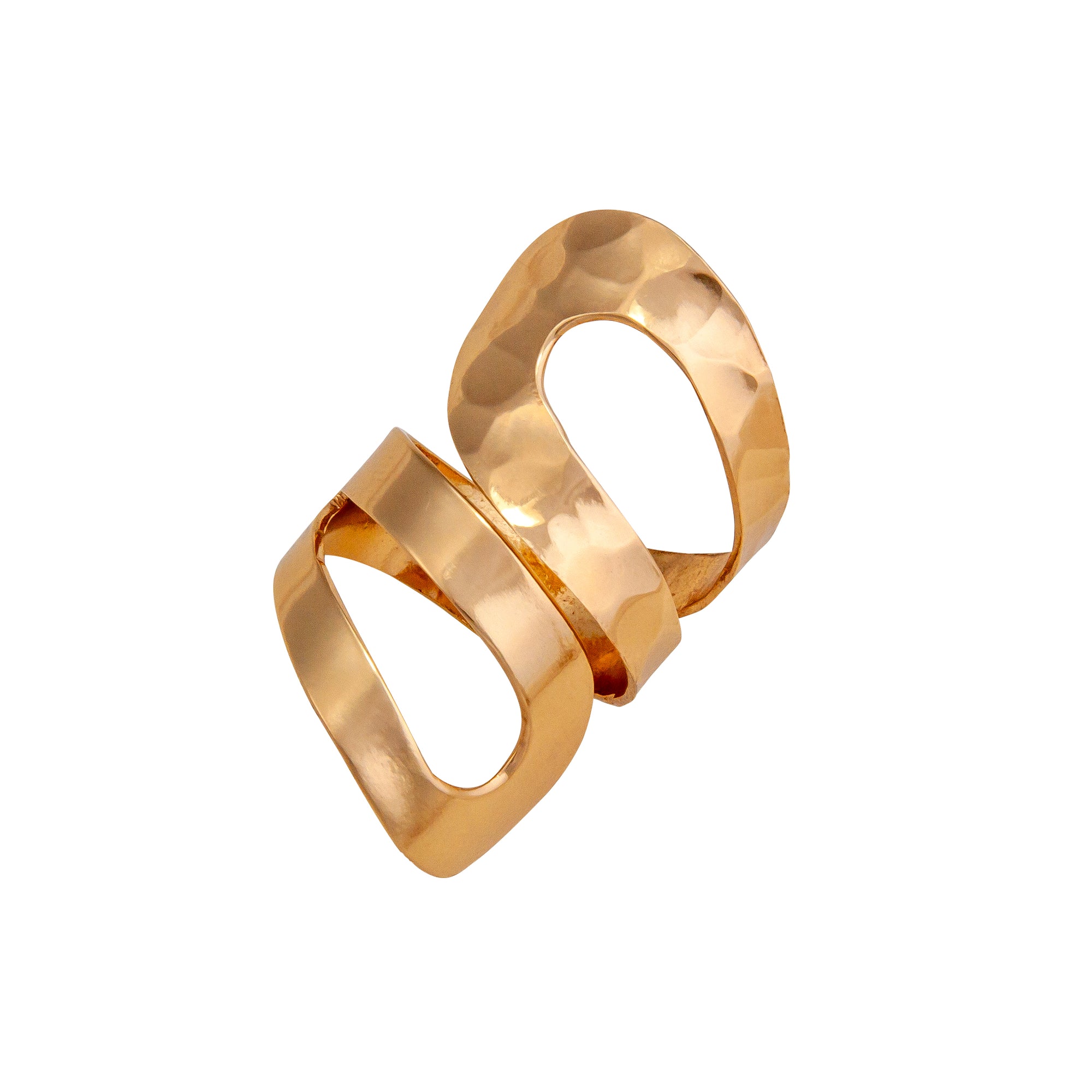 Alchemia Hammered Wrapped Adjustable Ring | Charles Albert Jewelry