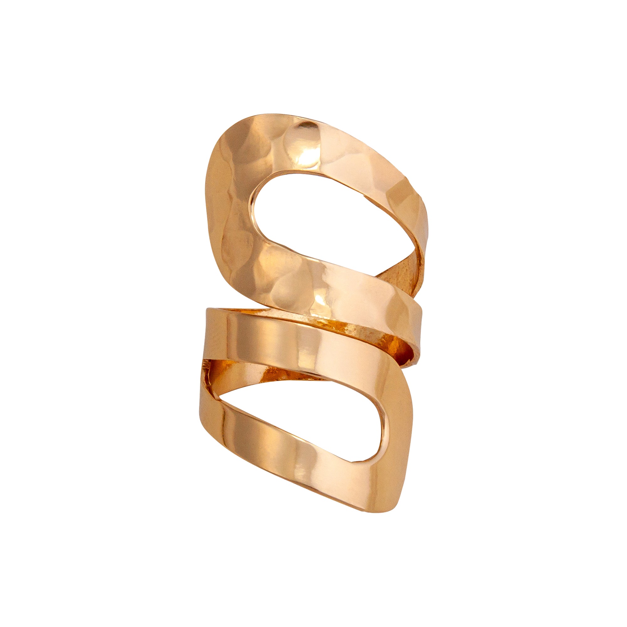 Alchemia Hammered Wrapped Adjustable Ring | Charles Albert Jewelry