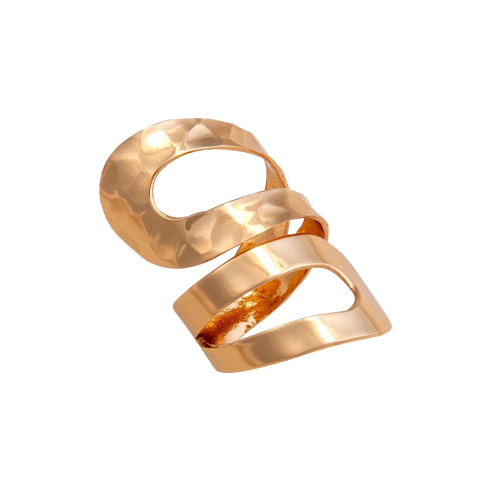 Alchemia Hammered Wrapped Adjustable Ring | Charles Albert Jewelry